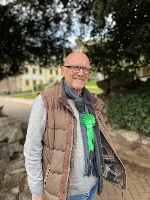 Martin Dimery on the campaign trail